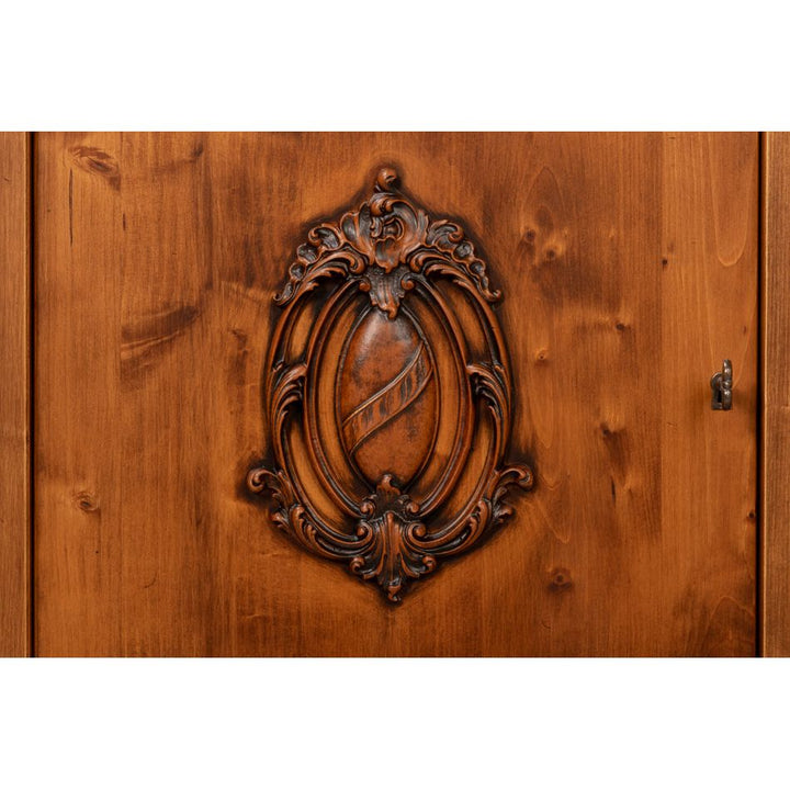 Crested Wall Cabinet