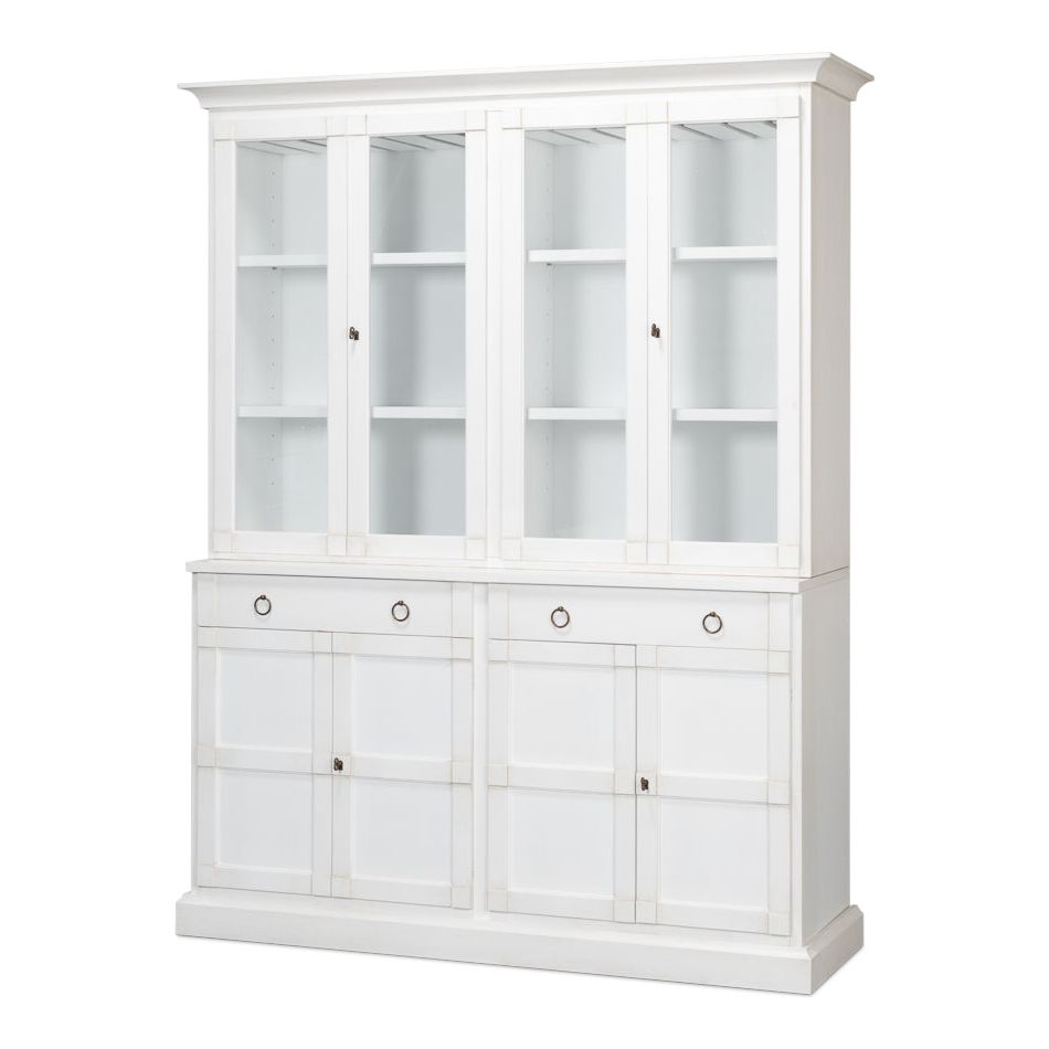 Sarreid Center Media Unit & Hutch - Thumbnail 2