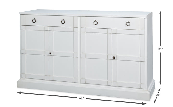 Center Media Base Shelves