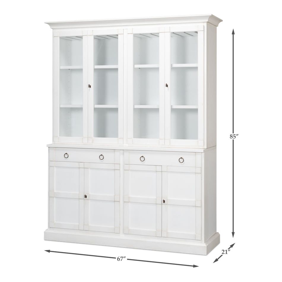 Sarreid Center Media Unit & Hutch