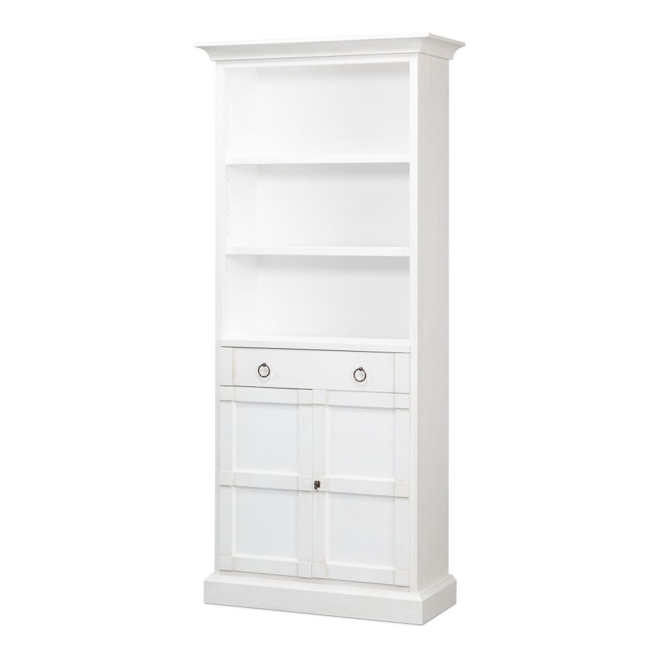 Bookcases & Etageres Bookcase With Doors - Cortina White