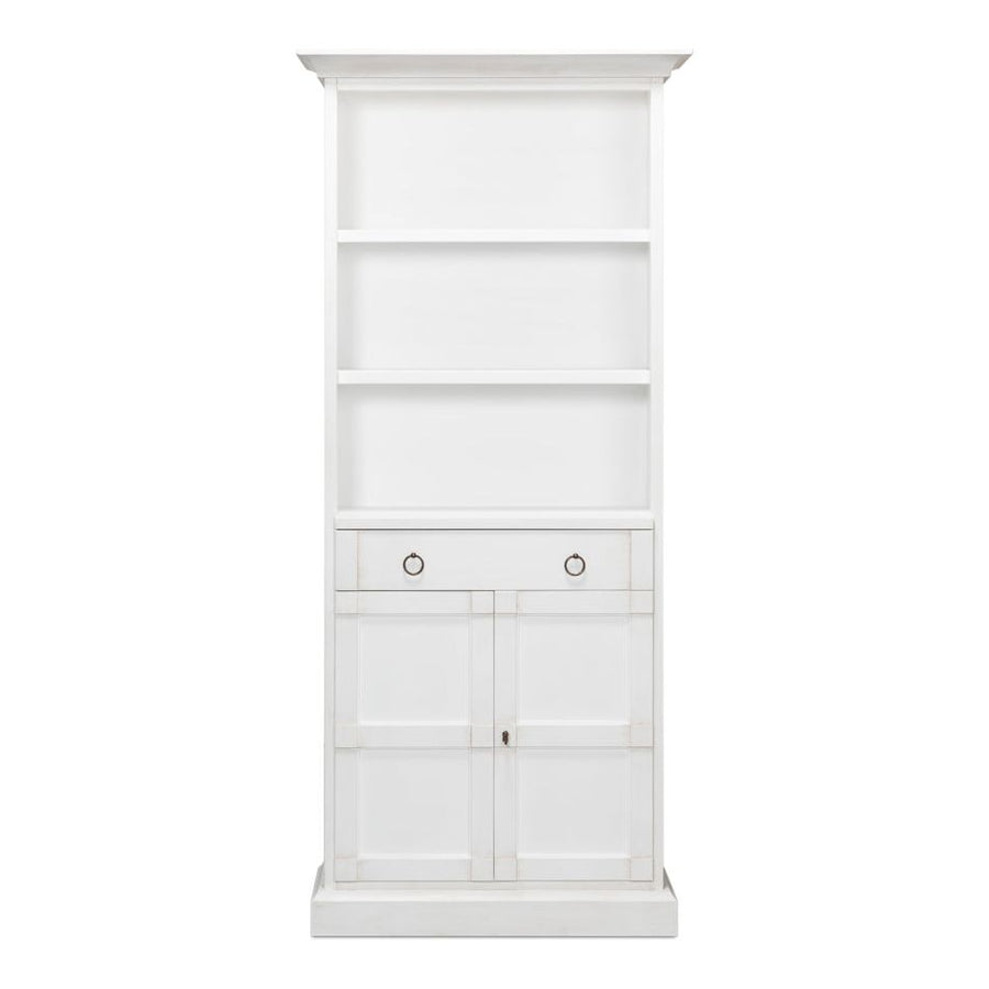Bookcases & Etageres Bookcase With Doors - Cortina White