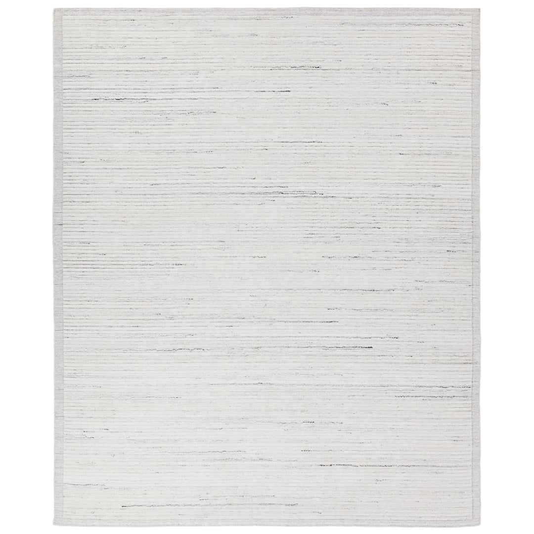 Sirvat Handwoven Indoor/Outdoor Solid Ivory/ Gray Area Rug (2'X3')