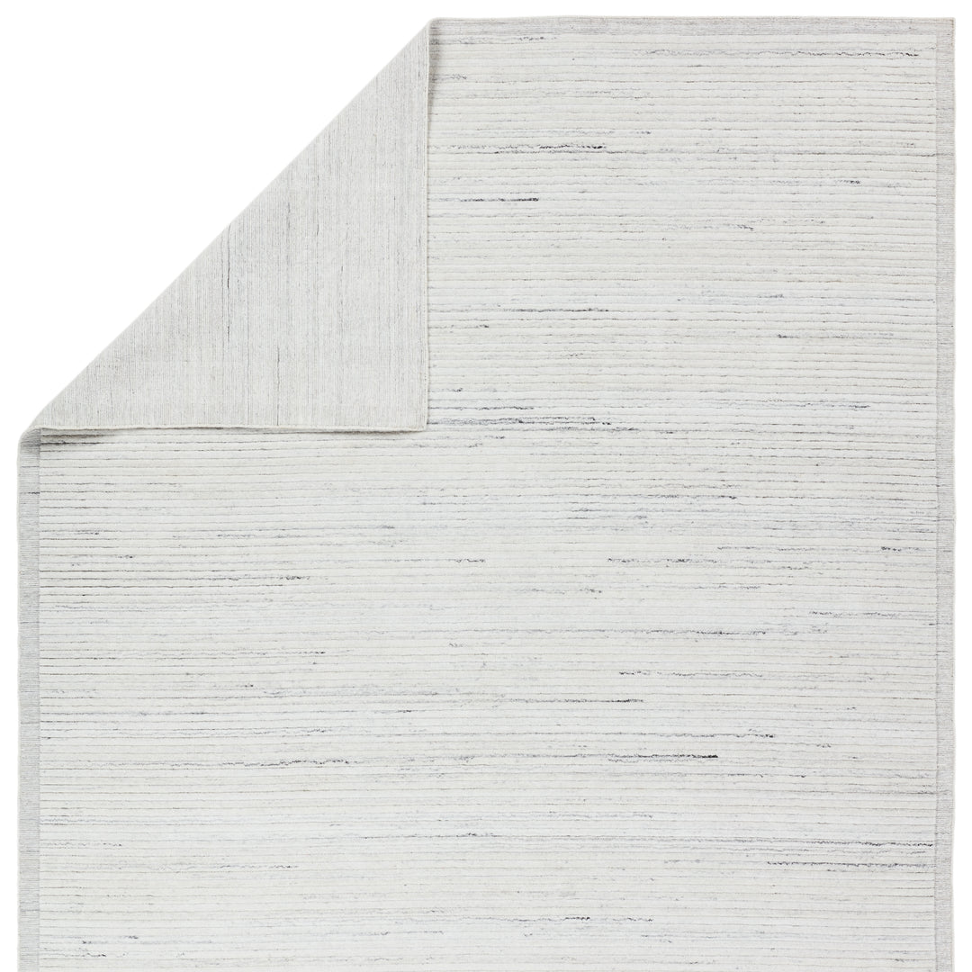 Sirvat Handwoven Indoor/Outdoor Solid Ivory/ Gray Area Rug (2'X3')