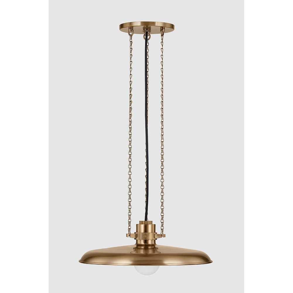 Rainhill Pendant - Patina Brass