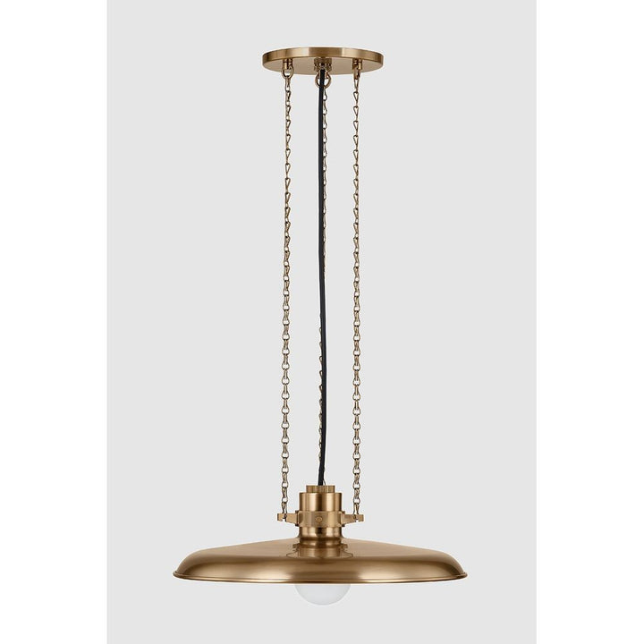Rainhill Pendant - Patina Brass