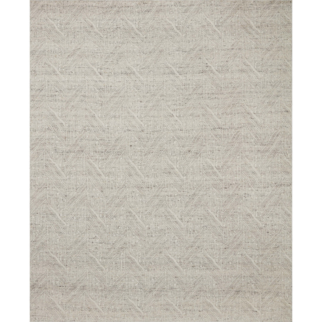 Loloi Raven Silver / Ivory 4'-0" x 6'-0" Accent Rug