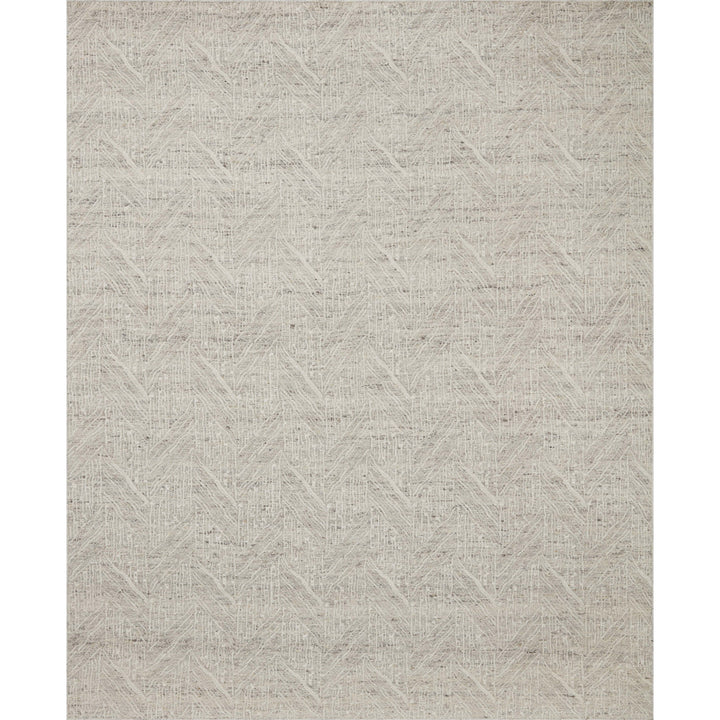 Loloi Raven Silver / Ivory 4'-0" x 6'-0" Accent Rug