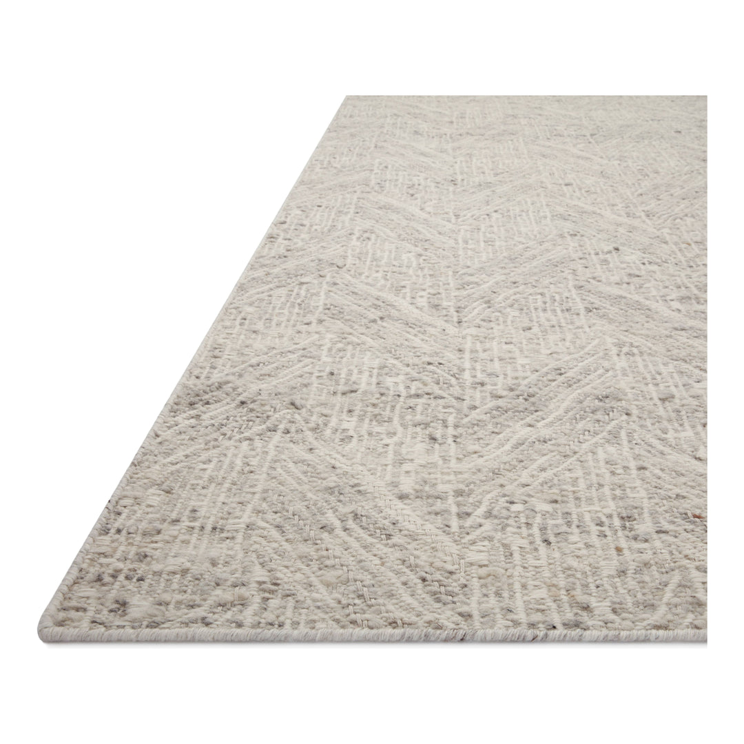 Loloi Raven Silver / Ivory 7'-9" x 9'-9" Area Rug