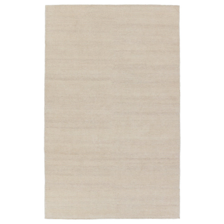 Jaipur Living Limon Solid Cream/ Light Brown Area Rug (9'X12')