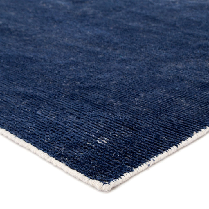 Jaipur Living Limon Indoor/ Outdoor Solid Blue/ White Area Rug (7'10"X10'10")