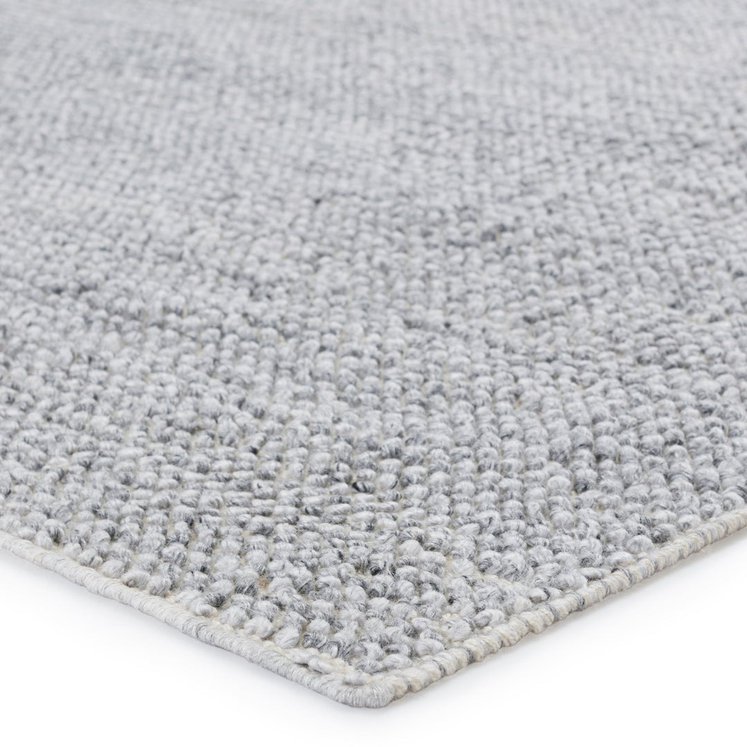 Jaipur Living Crispin Indoor/ Outdoor Solid Gray/ Ivory Area Rug (7'10"X10'10")