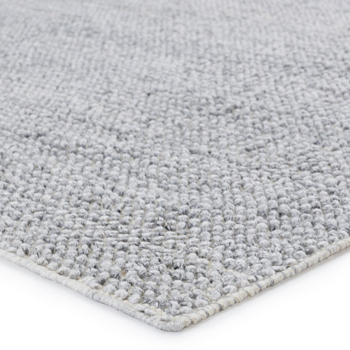 Jaipur Living Crispin Indoor/ Outdoor Solid Gray/ Ivory Area Rug (7'10"X10'10")