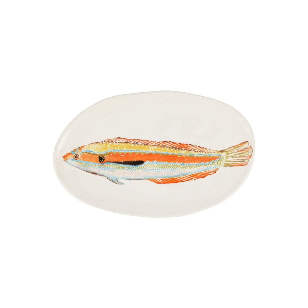 Reef Tropical Rainbow Fish Oval Platter - Default Title