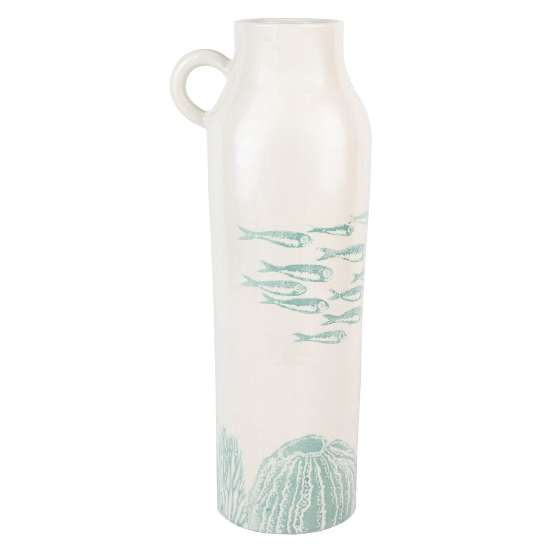 Reef Tall Handled Vase