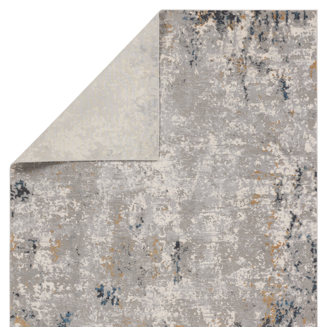 Jaipur Living Lancet Abstract Silver/Blue Area Rug (9'X12')