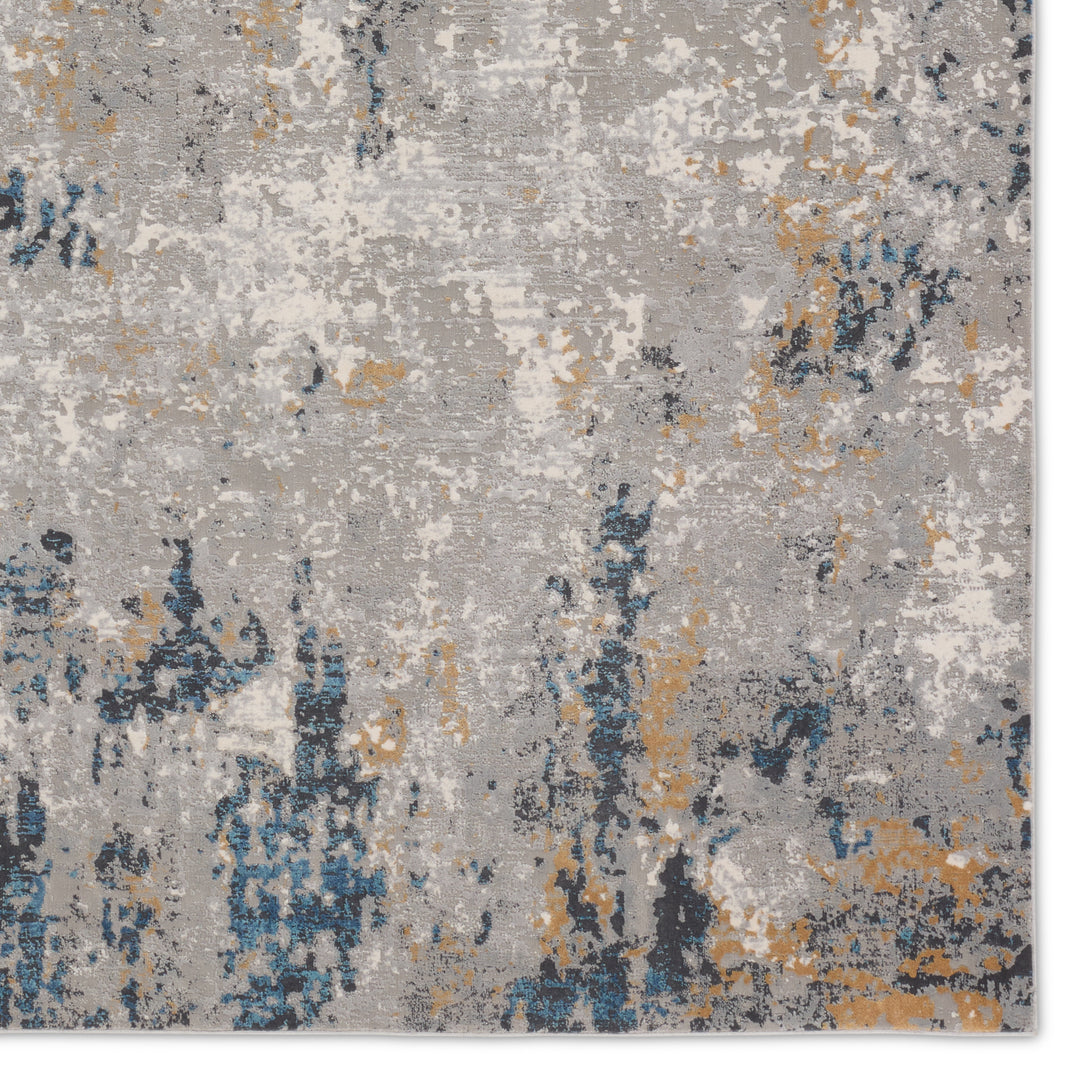 Jaipur Living Lancet Abstract Silver/Blue Area Rug (9'X12')