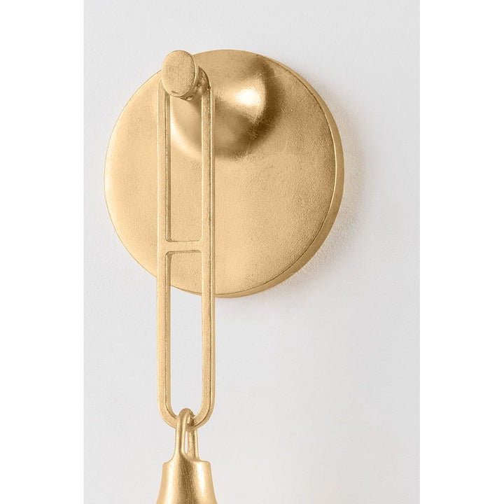 Riviere Wall Sconce - Vintage Gold Leaf