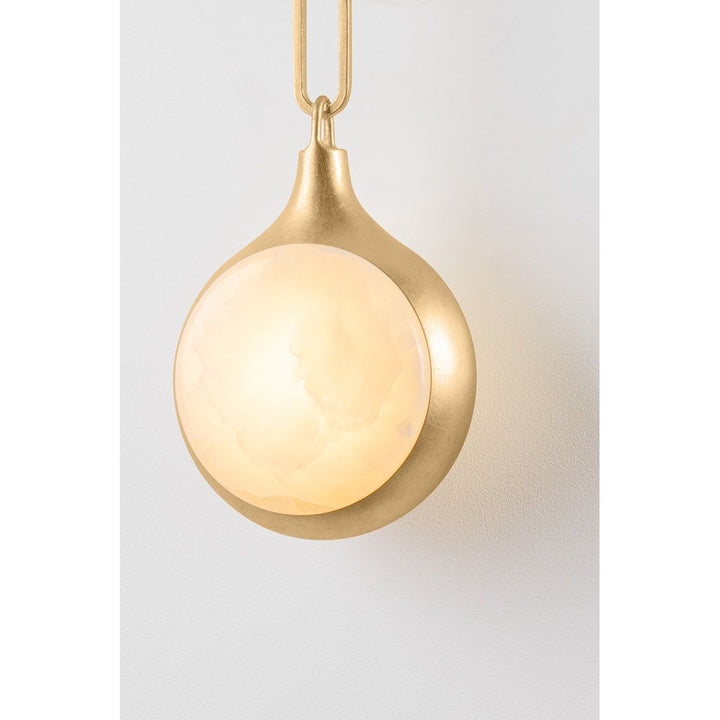 Riviere Wall Sconce - Vintage Gold Leaf