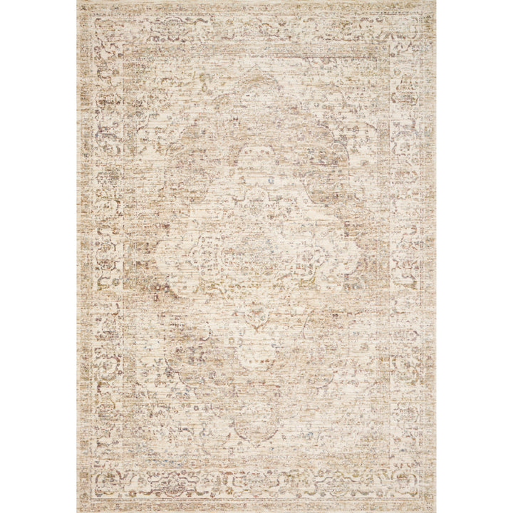 Loloi Revere Ivory / Berry 3'-9" x 5'-9" Accent Rug