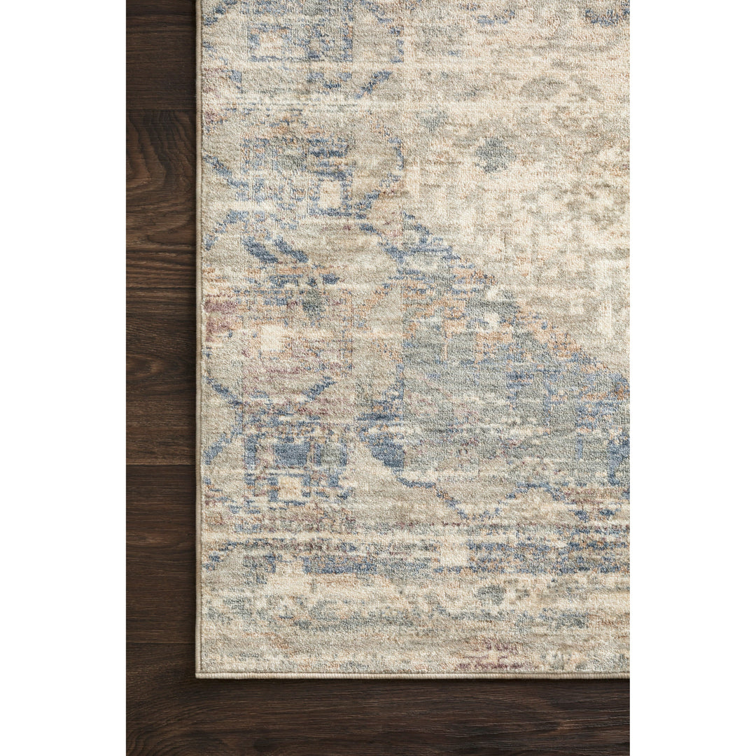 Loloi Revere Ivory / Blue 2'-6" x 8'-0" Runner Rug