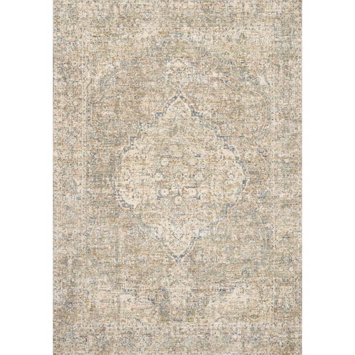 Loloi Revere Granite / Blue 18" x 18" Sample Rug