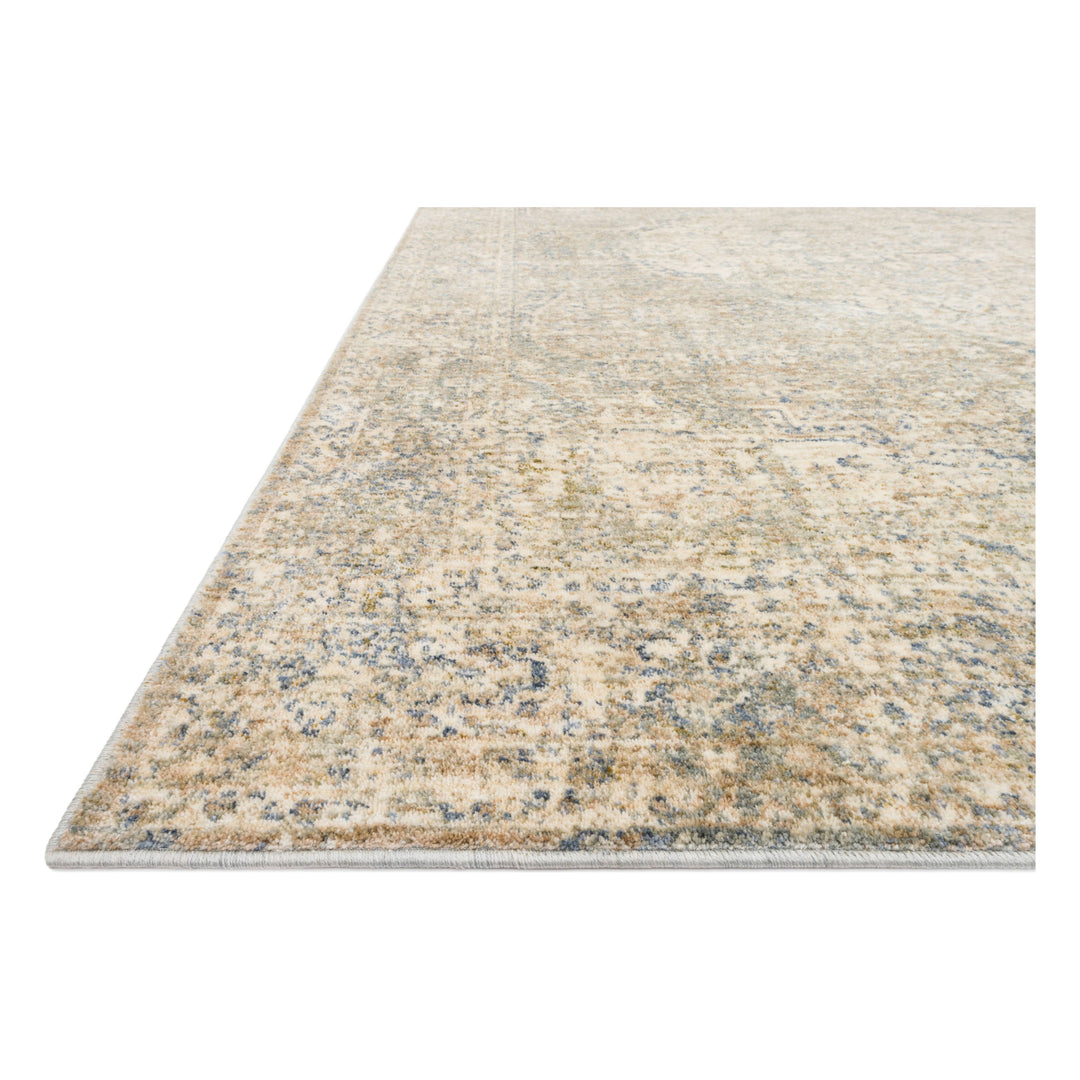 Loloi Revere Granite / Blue 18" x 18" Sample Rug