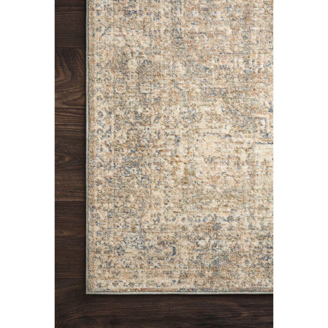 Loloi Revere Granite / Blue 18" x 18" Sample Rug