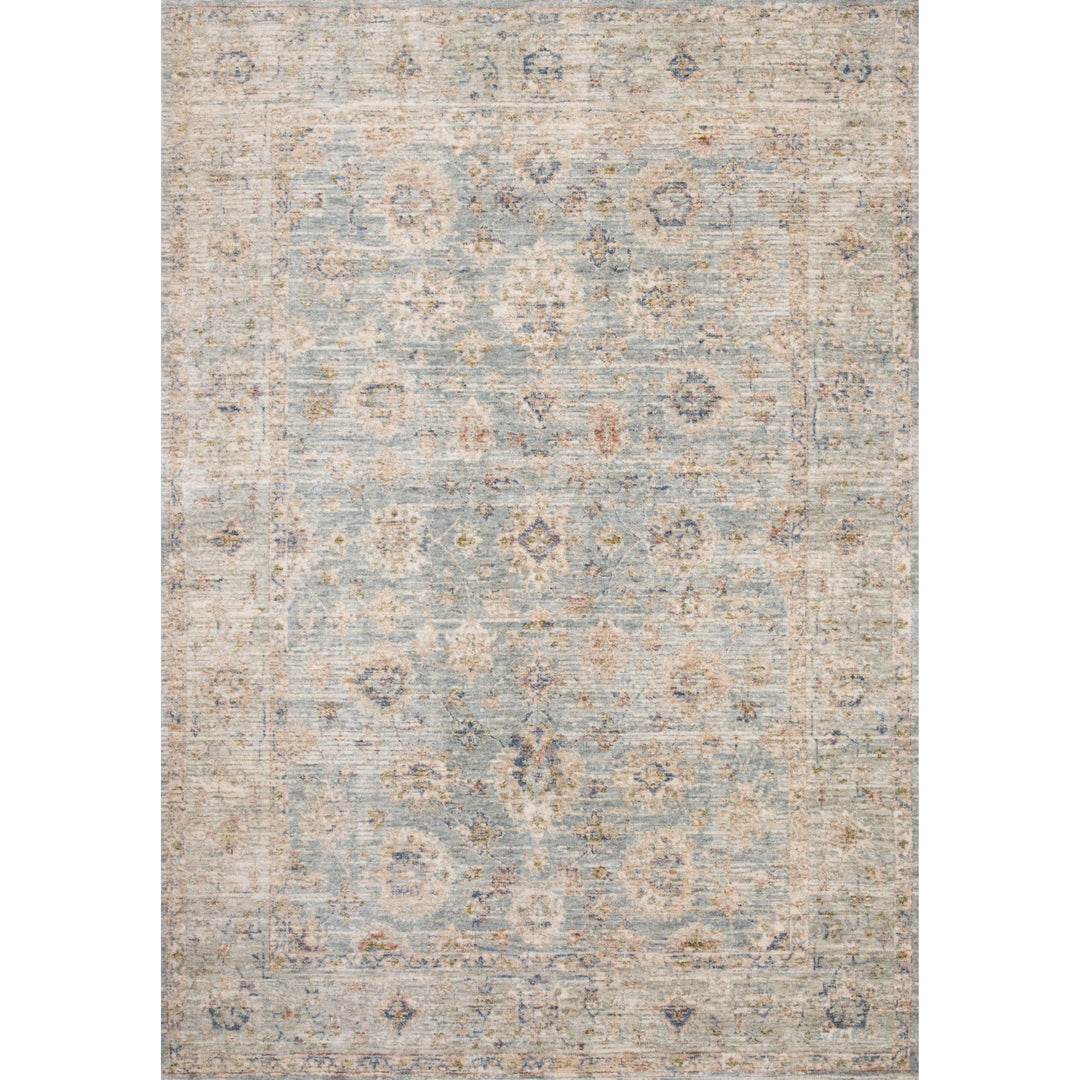 Loloi Revere Light Blue / Multi 18" x 18" Sample Rug