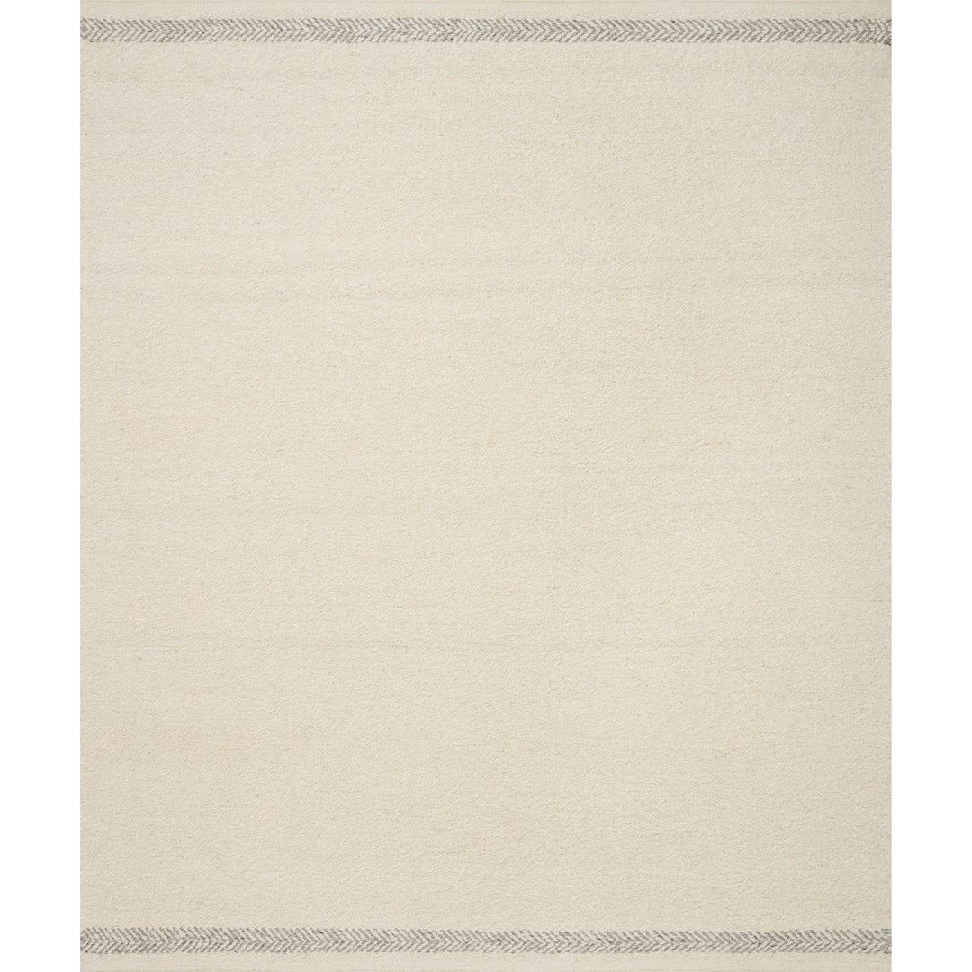 Loloi Reyla Ivory / Silver 3'-6" x 5'-6" Accent Rug