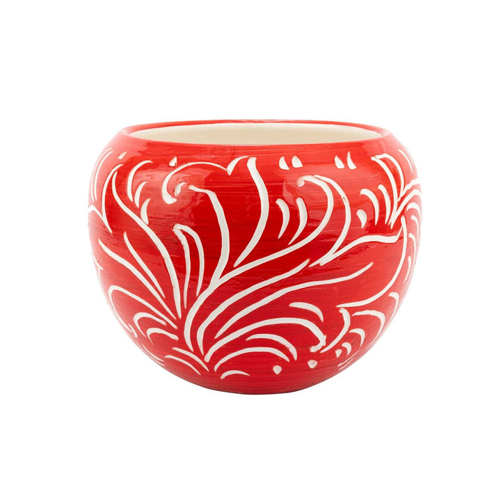 Rustic Garden Scroll Cachepot