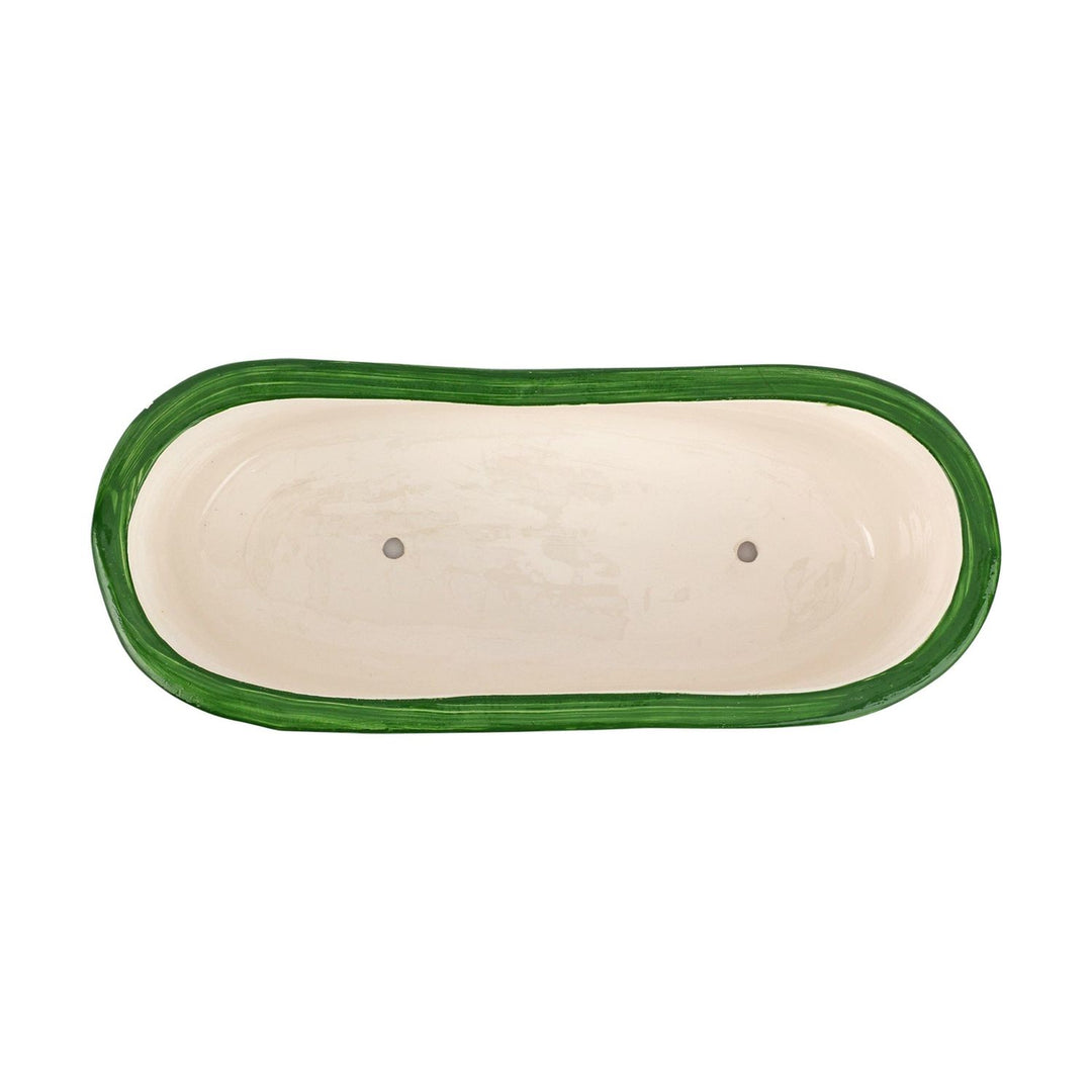 Rustic Garden Scroll Oval Planter