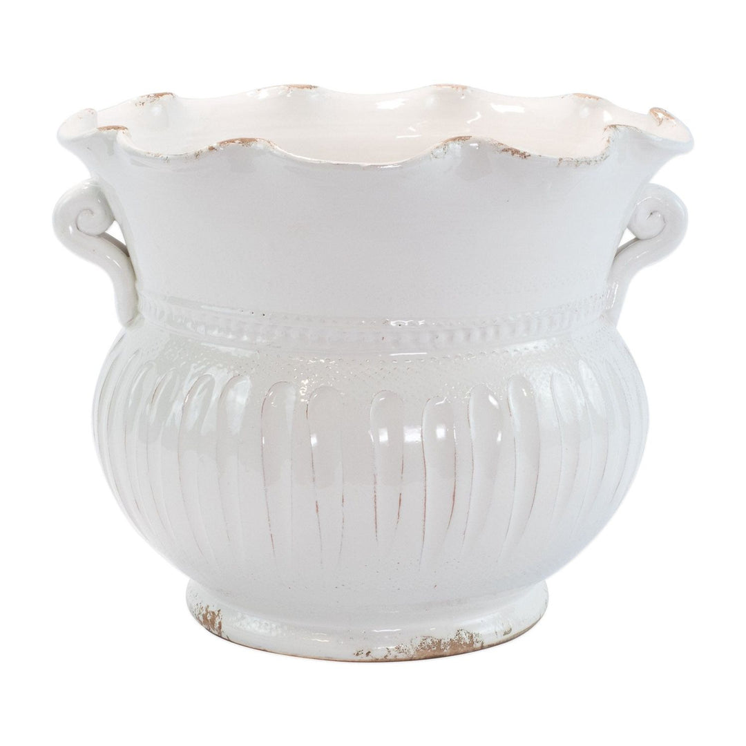 Rustic Garden Scallop Planter - Default Title