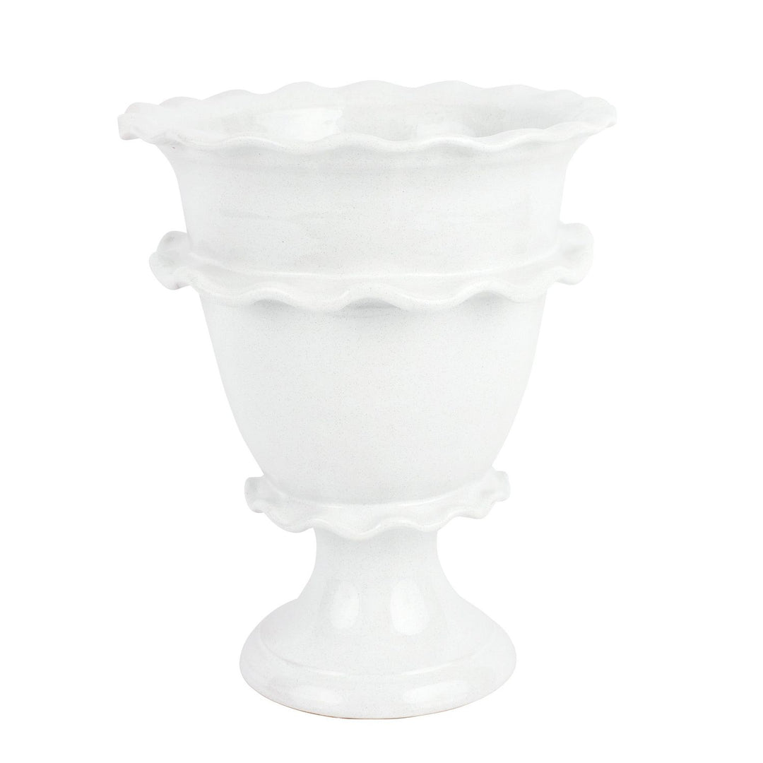 Rustic Garden Ruffle Footed Cachepot - Default Title