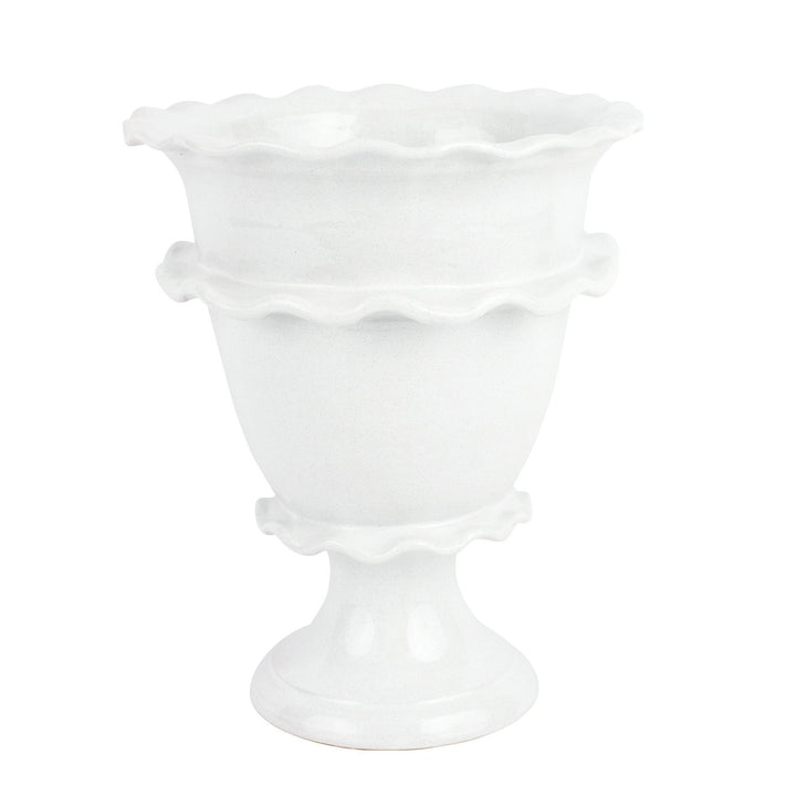Rustic Garden Ruffle Footed Cachepot - Default Title