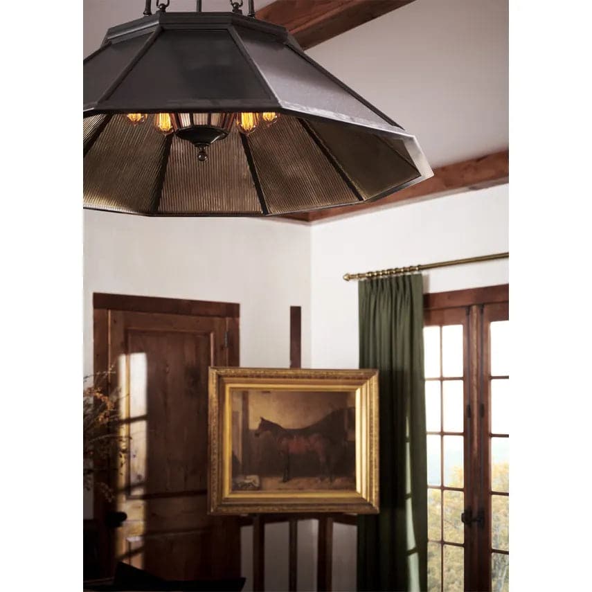 Carrington Medium Eight-Paneled Chandelier