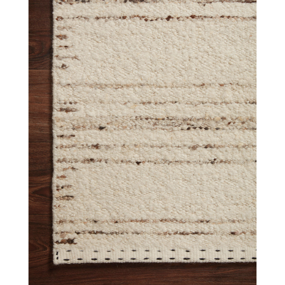 Loloi Roman Ivory / Pebble 4'-0" x 6'-0" Accent Rug