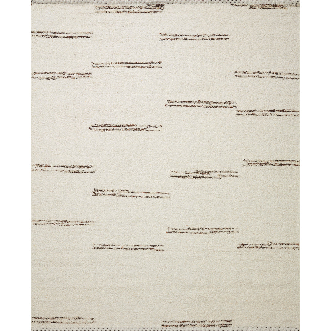 Loloi Roman Ivory / Granite 4'-0" x 6'-0" Accent Rug