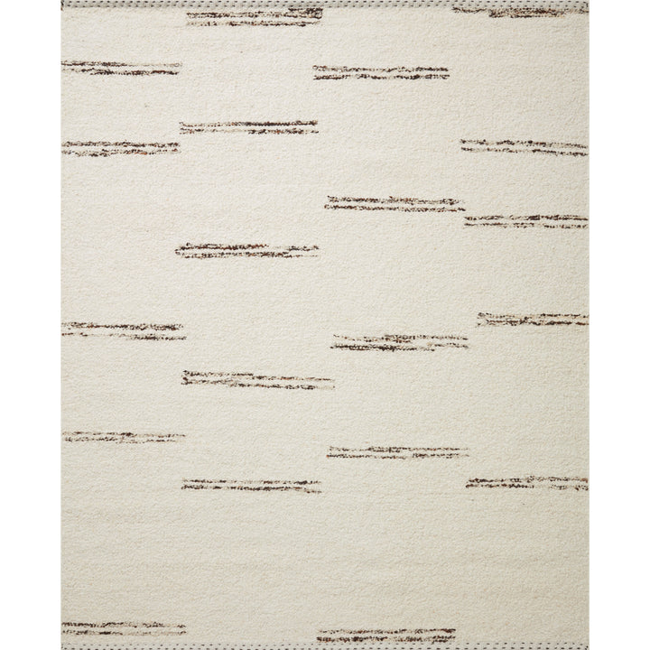 Loloi Roman Ivory / Granite 4'-0" x 6'-0" Accent Rug