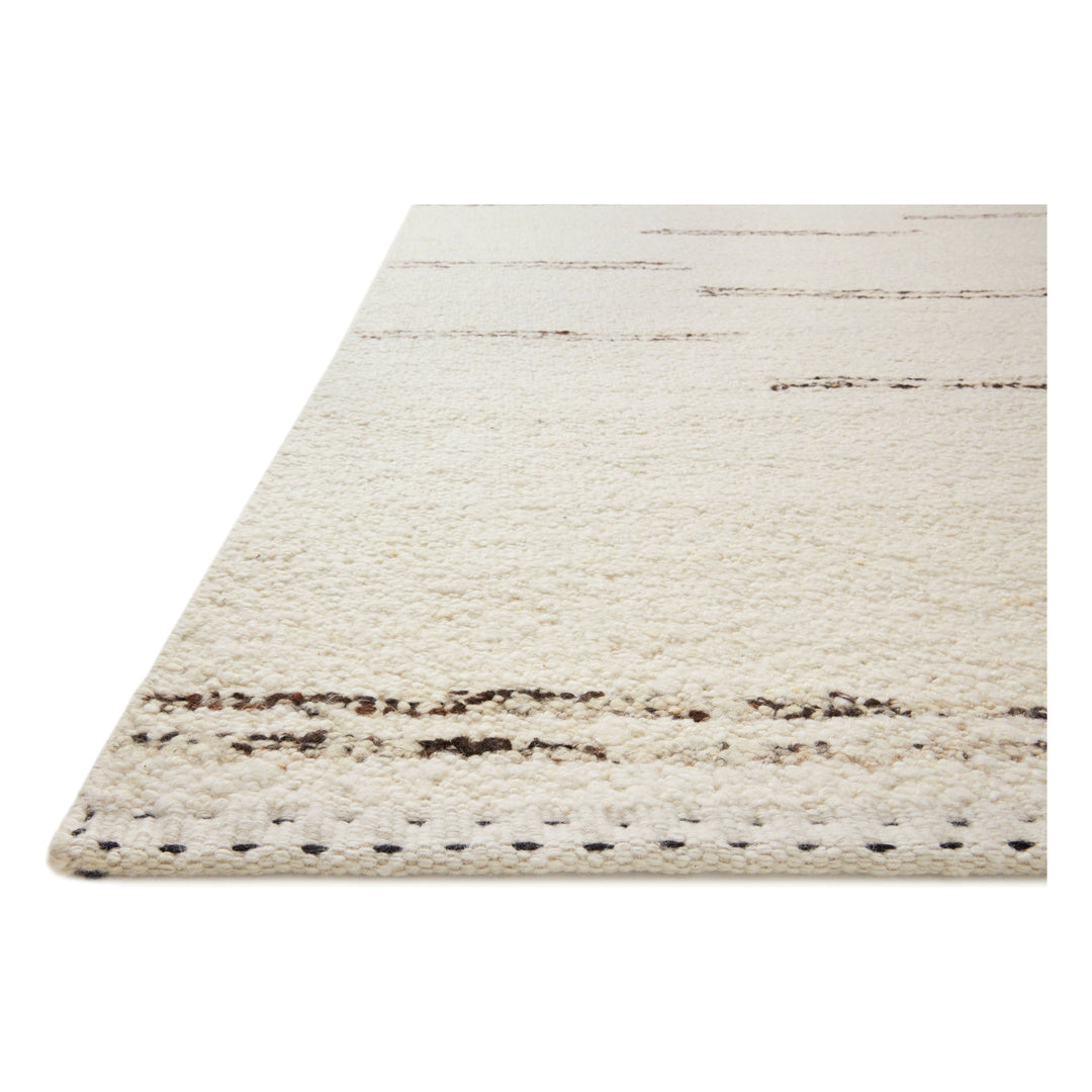 Loloi Roman Ivory / Granite 4'-0" x 6'-0" Accent Rug