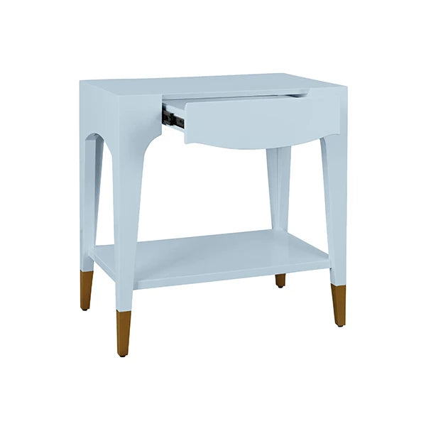 Ronny Tapered Leg One Drawer Side Table