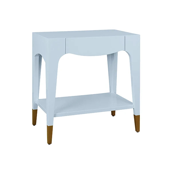 Ronny Tapered Leg One Drawer Side Table