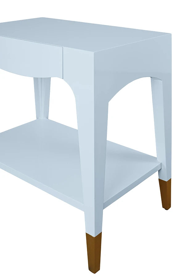 Ronny Tapered Leg One Drawer Side Table