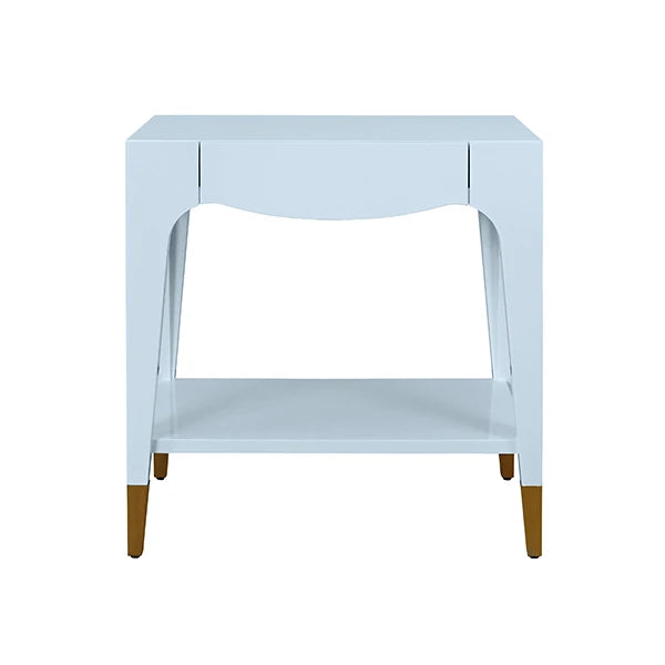 Ronny Tapered Leg One Drawer Side Table