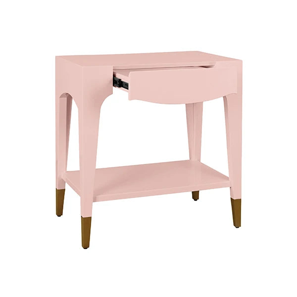 Ronny Tapered Leg One Drawer Side Table