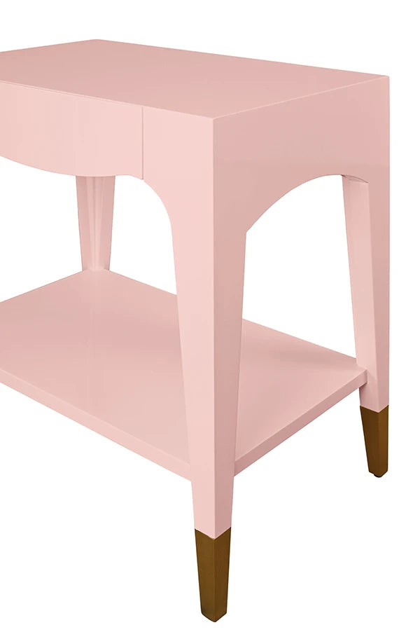 Ronny Tapered Leg One Drawer Side Table