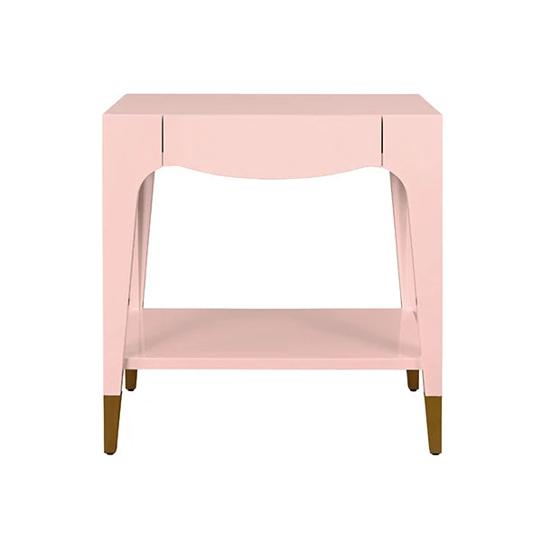 Ronny Tapered Leg One Drawer Side Table