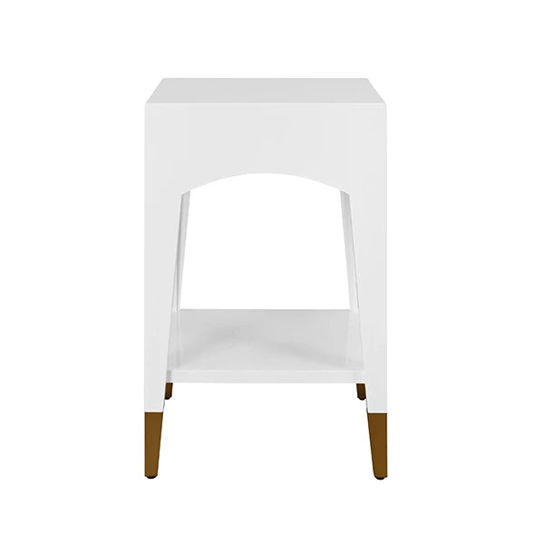 Ronny Tapered Leg One Drawer Side Table
