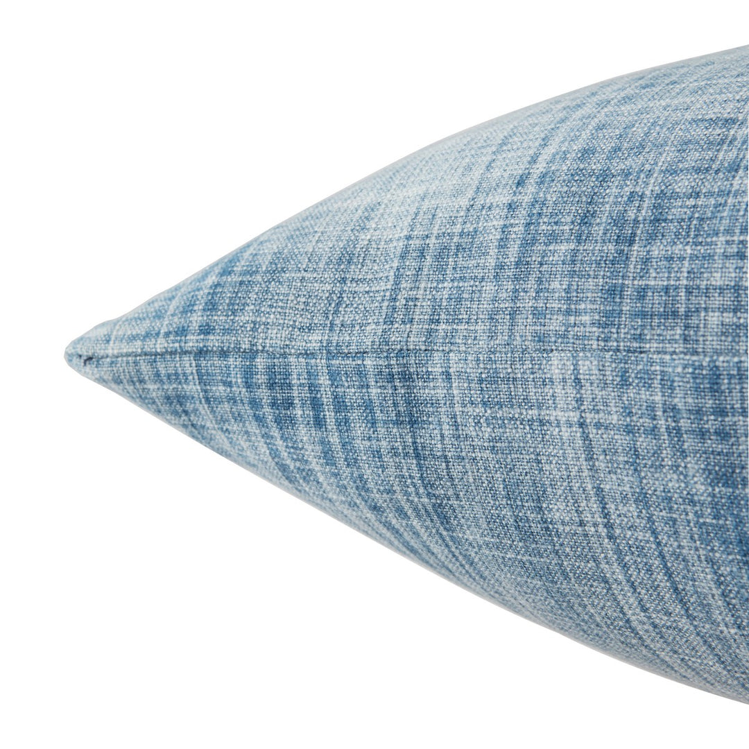 Jaipur Living Morgan Solid Blue/ White Down Pillow (22" Square)