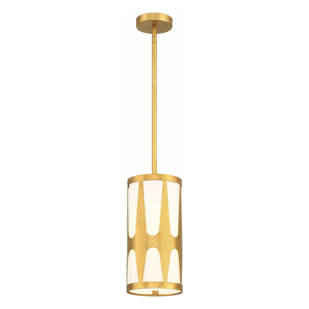 Royston 1 Light Pendant-Crystorama Lighting Company-CRYSTO-ROY-801-GA-PendantsAntique Gold-4-France and Son